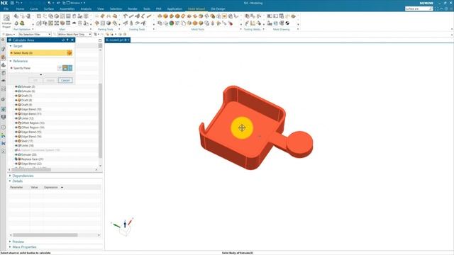 Calculating Center of Gravity and Projected Area in NX for Die Casting Design смотреть онлайн