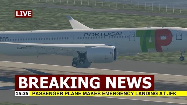A330 Landing Gear Failure Emergency Landing - X-Plane 11