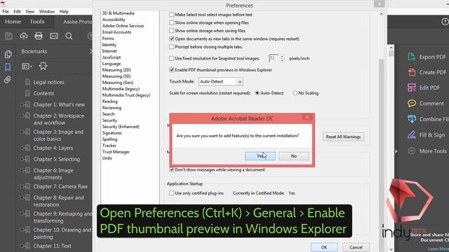 Adobe Reader DC Enable PDF Thumbnail Preview in Windows Explorer смотреть онлайн