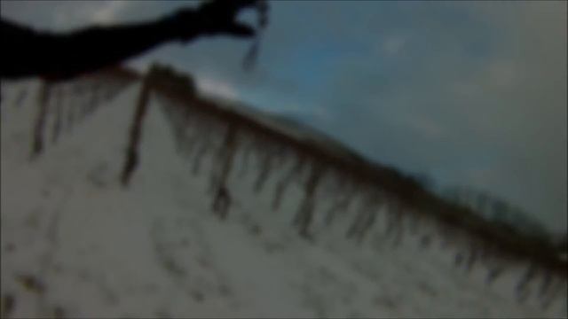 29er unicycle downhill - steep and snowy смотреть онлайн