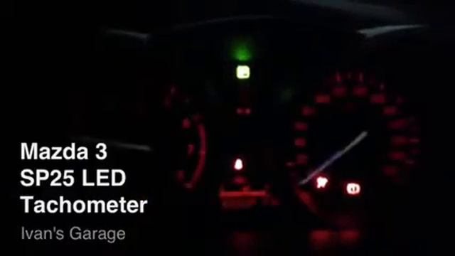 Mazda 3 SP25 LED Tachometer Starter смотреть онлайн