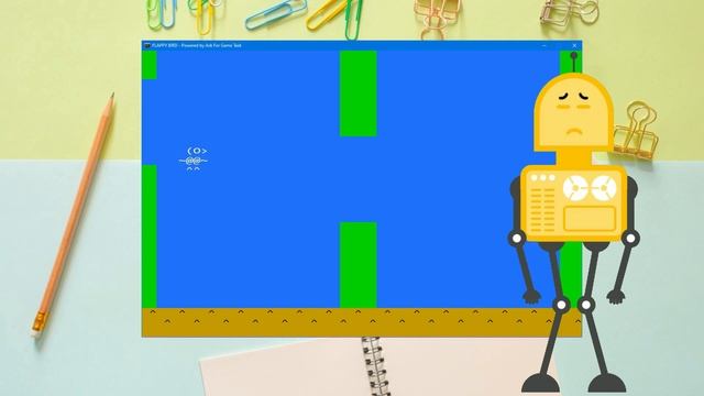 Making Flappy Bird, but in Command Prompt with ASCII characters [C++ game dev tutorial] смотреть онлайн