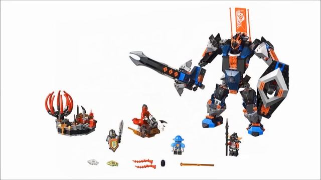 LEGO Nexo Knights Black Knight Mech set pictures - My Thoughts! смотреть онлайн
