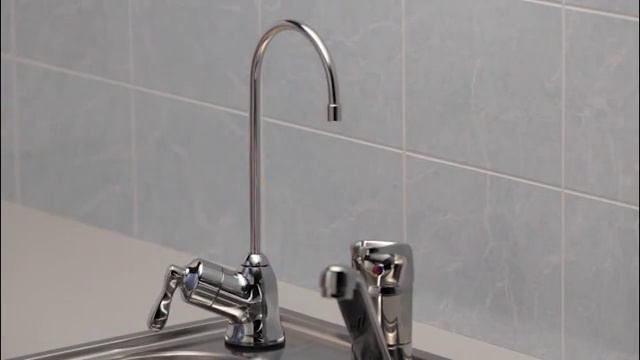 Установка системы очистки воды eSpring под столешницей смотреть онлайн