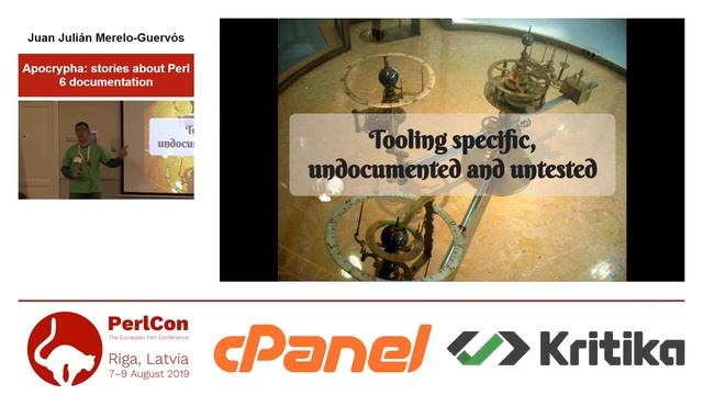Juan Julián Merelo-Guervós. Apocrypha: stories about Perl 6 documentation смотреть онлайн
