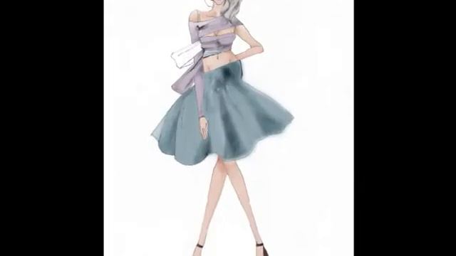 Fashion Design Sketches. смотреть онлайн