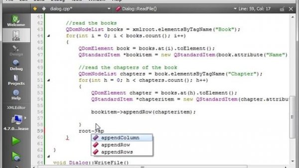 C++ Qt 96 - Simple Application - XML Editor