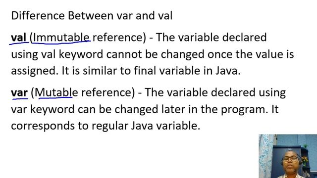 What is Kotlin Why Kotlin Variables val Vs var Type Inference :: Kotlin Tutorial – Part - 1 смотреть онлайн