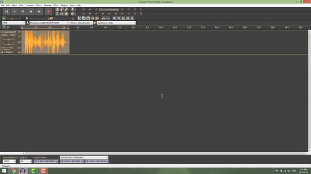 Vintage Voice Effect in Audacity смотреть онлайн