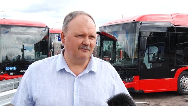 В Даугавпилсе начали курсировать новые автобусы смотреть онлайн