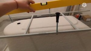 Сборка каркаса акриловой ванны за 2 минуты