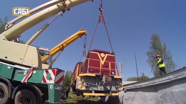 Выгрузка тепловоза ТГМ 23 смотреть онлайн