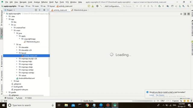 How to Add Copyright Profile to Android Studio ||Java file header template смотреть онлайн