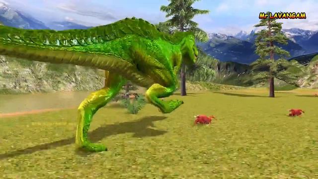🔴Live Giant Scarface Vs Gorilla Godzilla Tyrannosaurus Rex Velociraptor Jurassic Domain