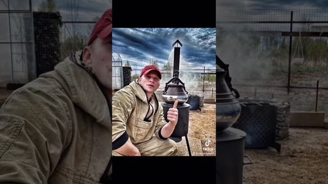 Роман Курцын забрал афганский казан и усиленную печь с трубой ? смотреть онлайн