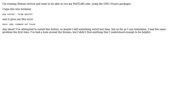 Unix & Linux: pkg install -forge general bash: pkg: command not found смотреть онлайн