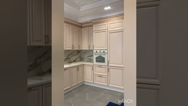 кухонный гарнитур больцано в класическом стиле с каменной столешницей смотреть онлайн