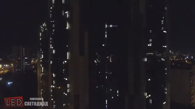 Отель Marton Palace г. Краснодар. Контурная подсветка Smart, объемные буквы и логотип. смотреть онлайн