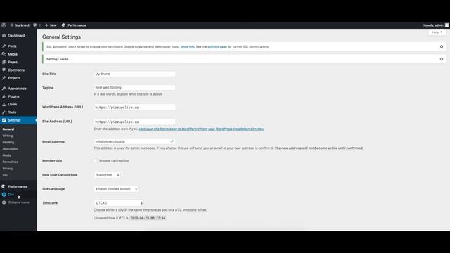 How to Change Wordpress Site Title | CloverCloud.io смотреть онлайн