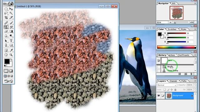 Photoshop 11 ? Stamp Tool | History Brush Tool смотреть онлайн