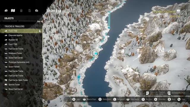 Snowrunner Forgotten civilization imandra map. смотреть онлайн
