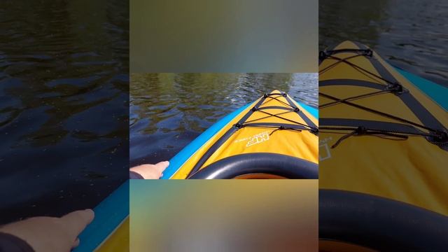 Review | Bestway Hydro Force Cove Champion One Man Kayak | First time inland river test. смотреть онлайн