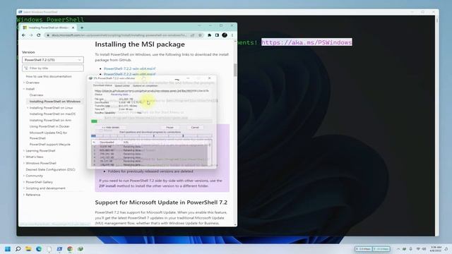 How to Install PowerShell 7.2.2 on Windows 11 | Update PowerShell 5.1 to PowerShell 7.2.2 смотреть онлайн