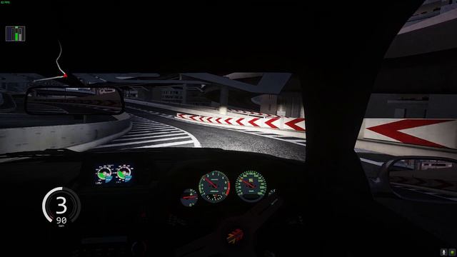 Nissan Skyline R-34 acelerando no Logitech G25 (vista interna) - Assetto Corsa смотреть онлайн