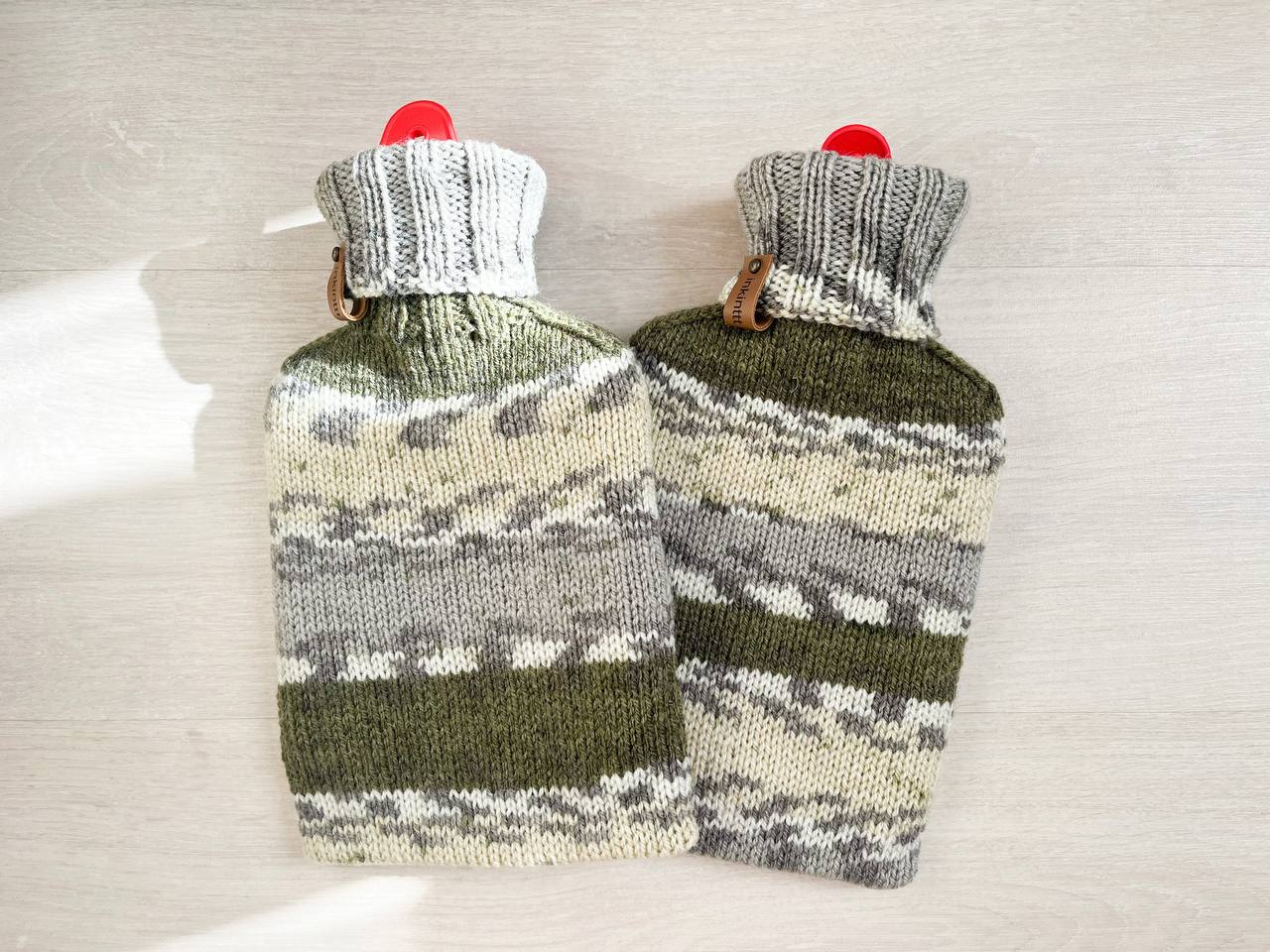 Чехол на грелку спицами смотреть онлайн