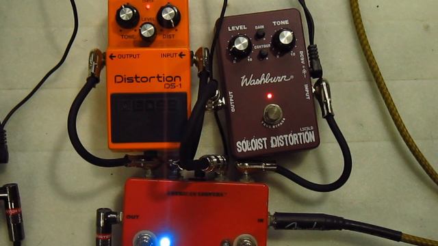 Boss DS1 vs washburn soloist- Distortion Shootout смотреть онлайн