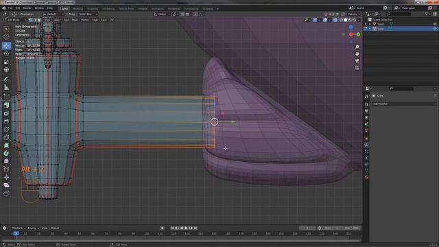 Медный самовар - моделирование в Блендере.Часть 3.Copper Samovar - Modeling In A Blender.Part 3.