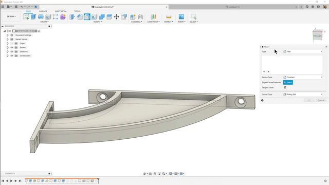 Лайфхак Fusion 360: выделение объектов в режиме Window Selection смотреть онлайн