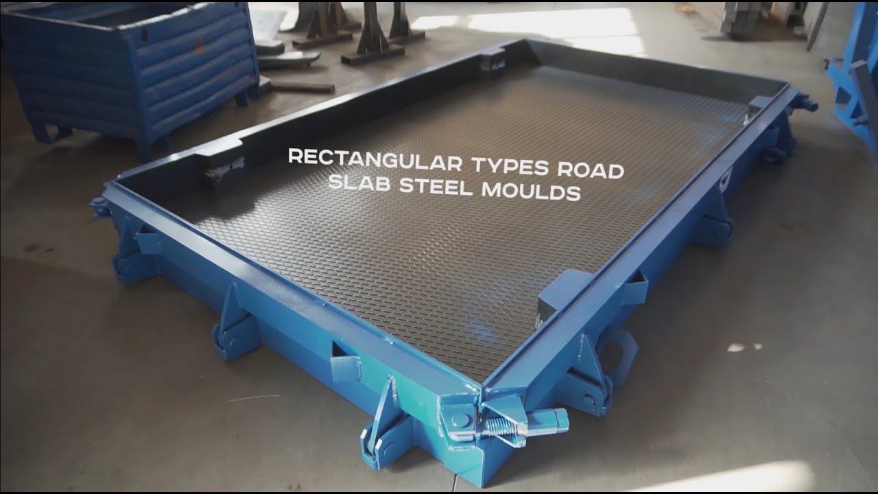 Steel moulds for rectangular road slabs 2P30.18 are ready and sent to the customer. смотреть онлайн
