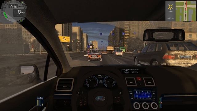 Subaru Levorg Driving|city car driving смотреть онлайн