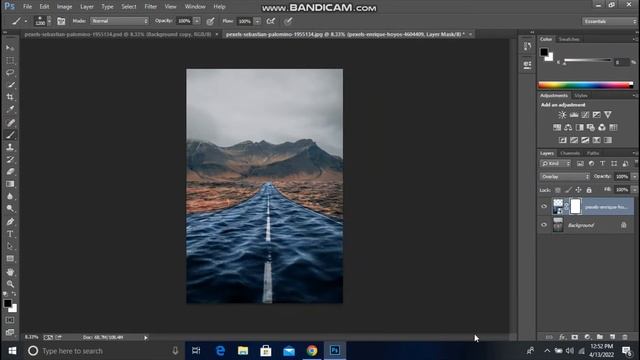 Photoshop project (Rode fill with water) смотреть онлайн