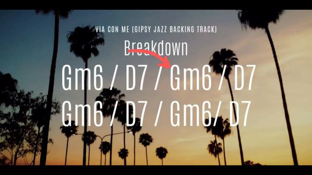 Via con me (gypsy jazz backing track 160 bpm) смотреть онлайн