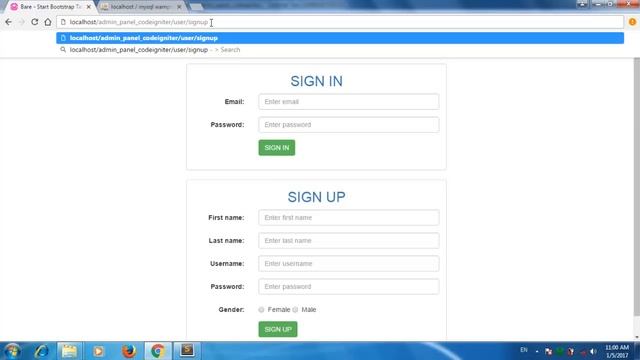 Codeigniter Admin Panel -- Creating codeigniter template back end смотреть онлайн