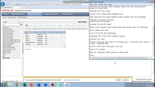 Membuat Database Dan CRUD Dengan Oracle Database 11G смотреть онлайн