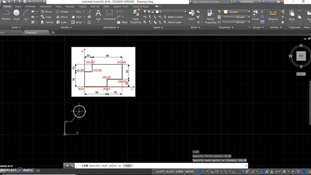 Jednostavni 2D crteži u AutoCAD-u - Ravne i kose crte смотреть онлайн