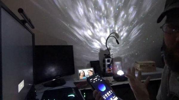 360 Galaxy Star Projector and BT Speaker Alexa and Google and remote controlled