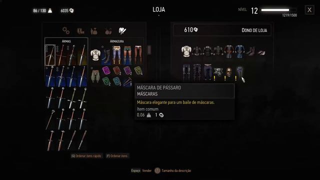 The Witcher 3 - Como Conseguir A MÁSCARA DE LOBO!