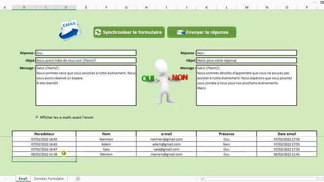 Automatiser et personnaliser les réponse google Forms avec Excel смотреть онлайн