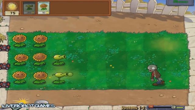 PLANTS VS ZOMBIES - ВЕСЁЛЫЙ ПОДСОЛНУХ [1-2] смотреть онлайн
