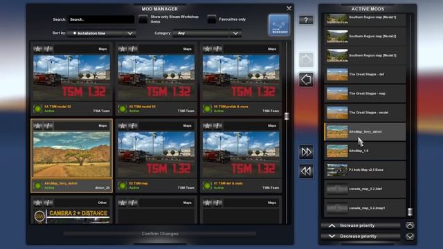ETS2 1.33 - Big Map Setup - TSM edition смотреть онлайн