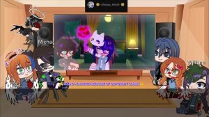 Aftons react to Marinette Afton