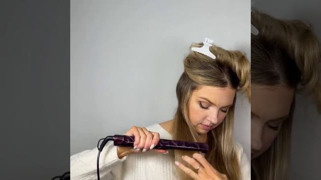 ПРЯМЫЕ ИЛИ ВОЛНИСТЫЕ? ВЫПРЯМЛЯЮ ВОЛОСЫ УТЮЖКОМ! Curly Vs Straight Hair