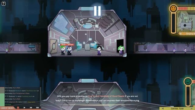 Lobotomy Corporation - Прохождение игры #54 | Слепая птица закона смотреть онлайн