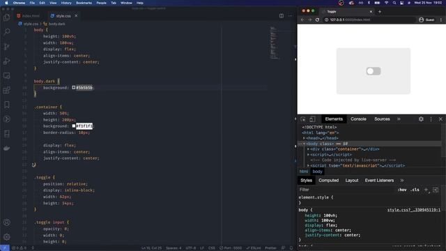JavaScript Custom Checkbox | Light Dark Mode Tutorial смотреть онлайн