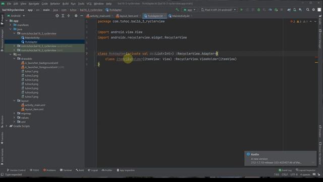 16.3 Androidstudio kotlin - RecyclerView kotlin - StaggeredGridLayout Kotlin - simple explanation смотреть онлайн