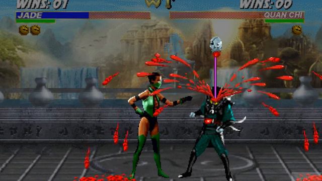 Mortal Kombat Jade 'Stuff on a Staff' Fatality смотреть онлайн